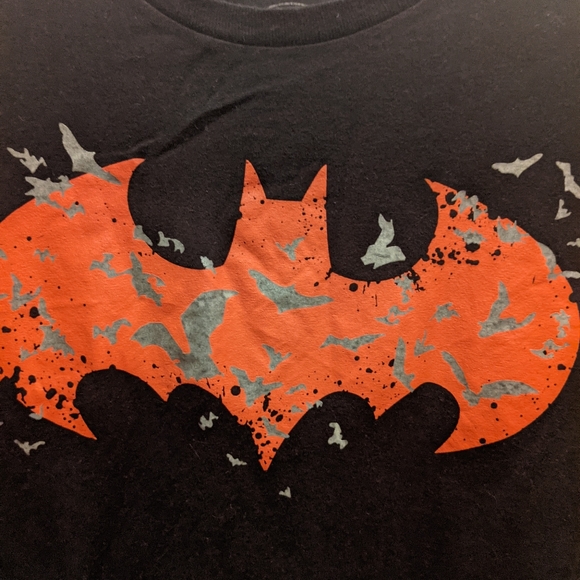 Batman men's 2XL black with melon logo t shirt - Picture 2 of 4